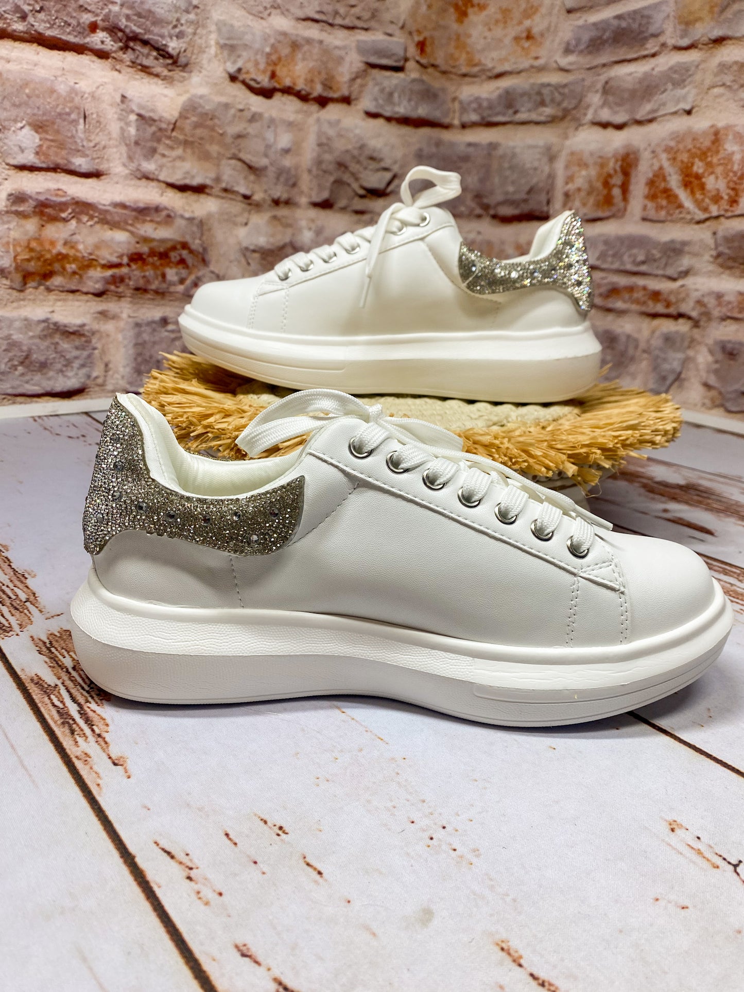 Princess Rhinestone Sneaker