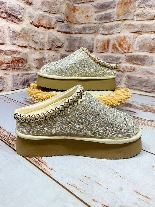 Rhinestone Corky Slippers