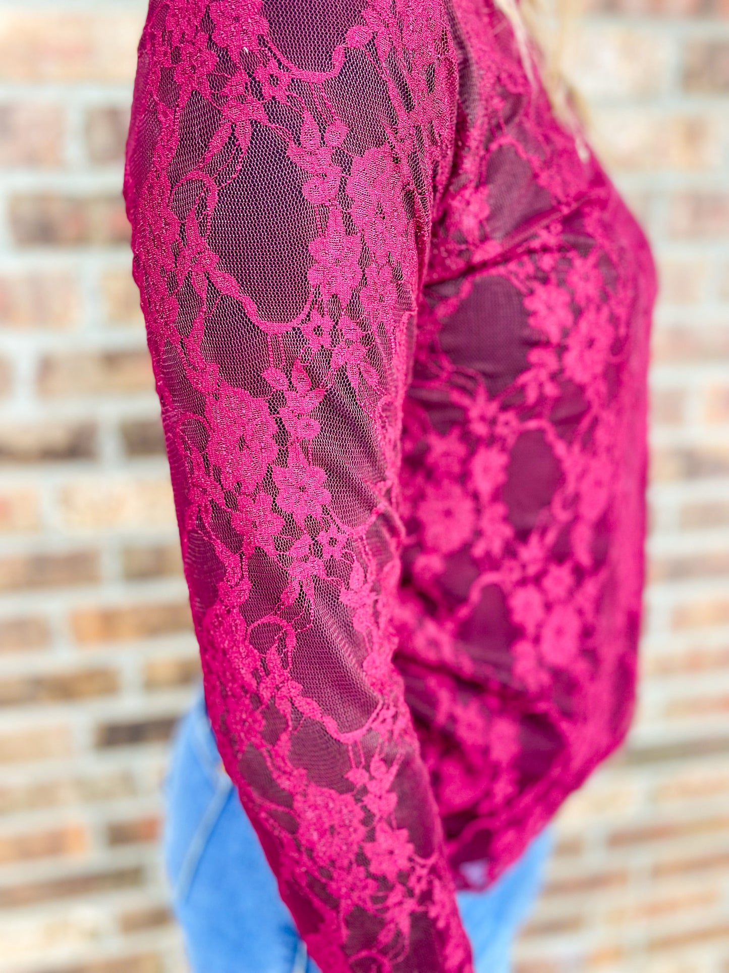 Floral Lace Long Sleeve