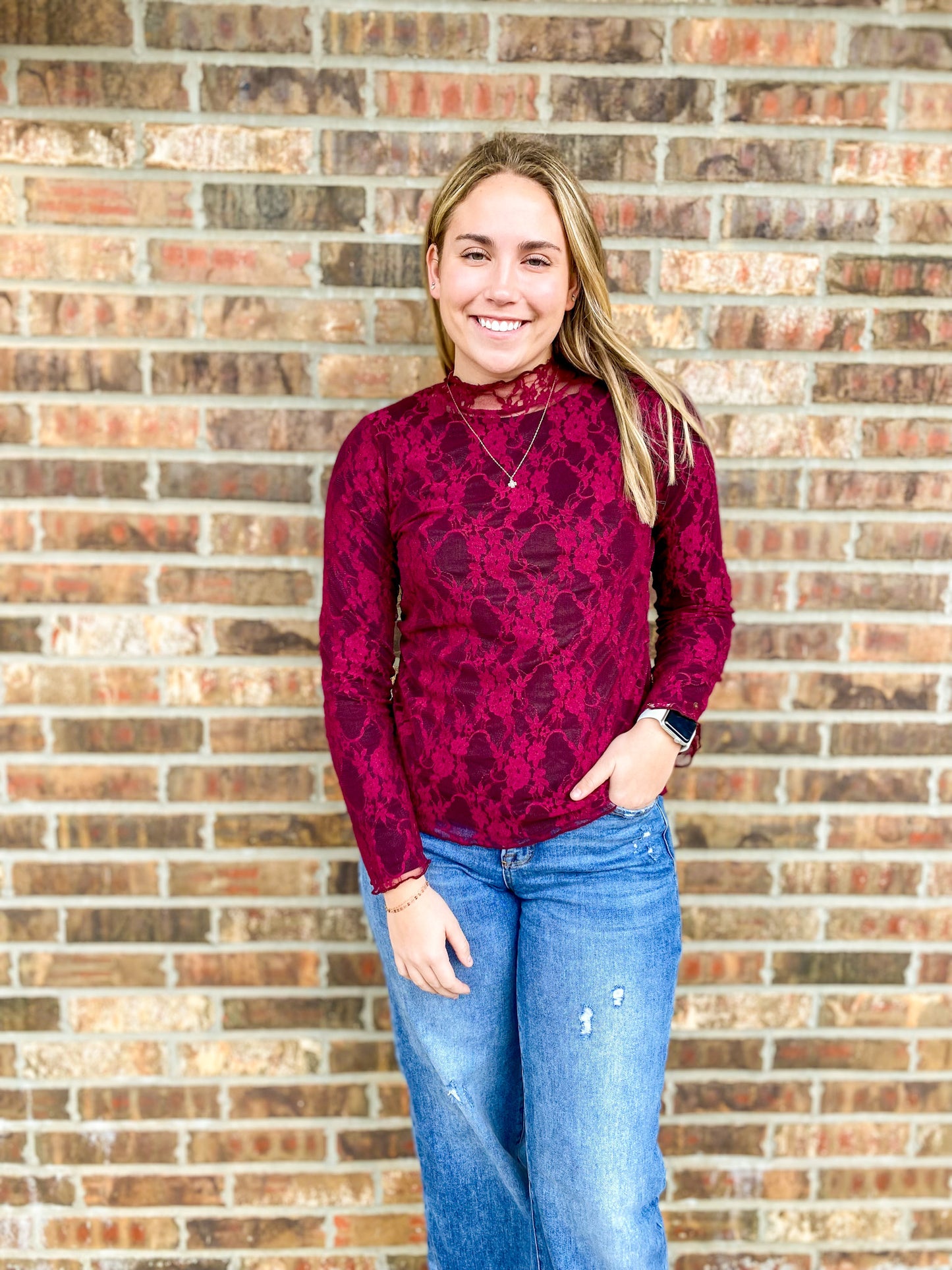 Floral Lace Long Sleeve