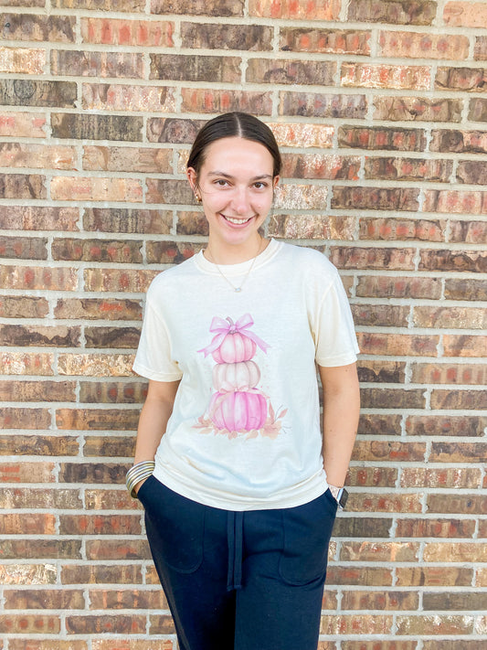 Pumpkins and Bows Tee