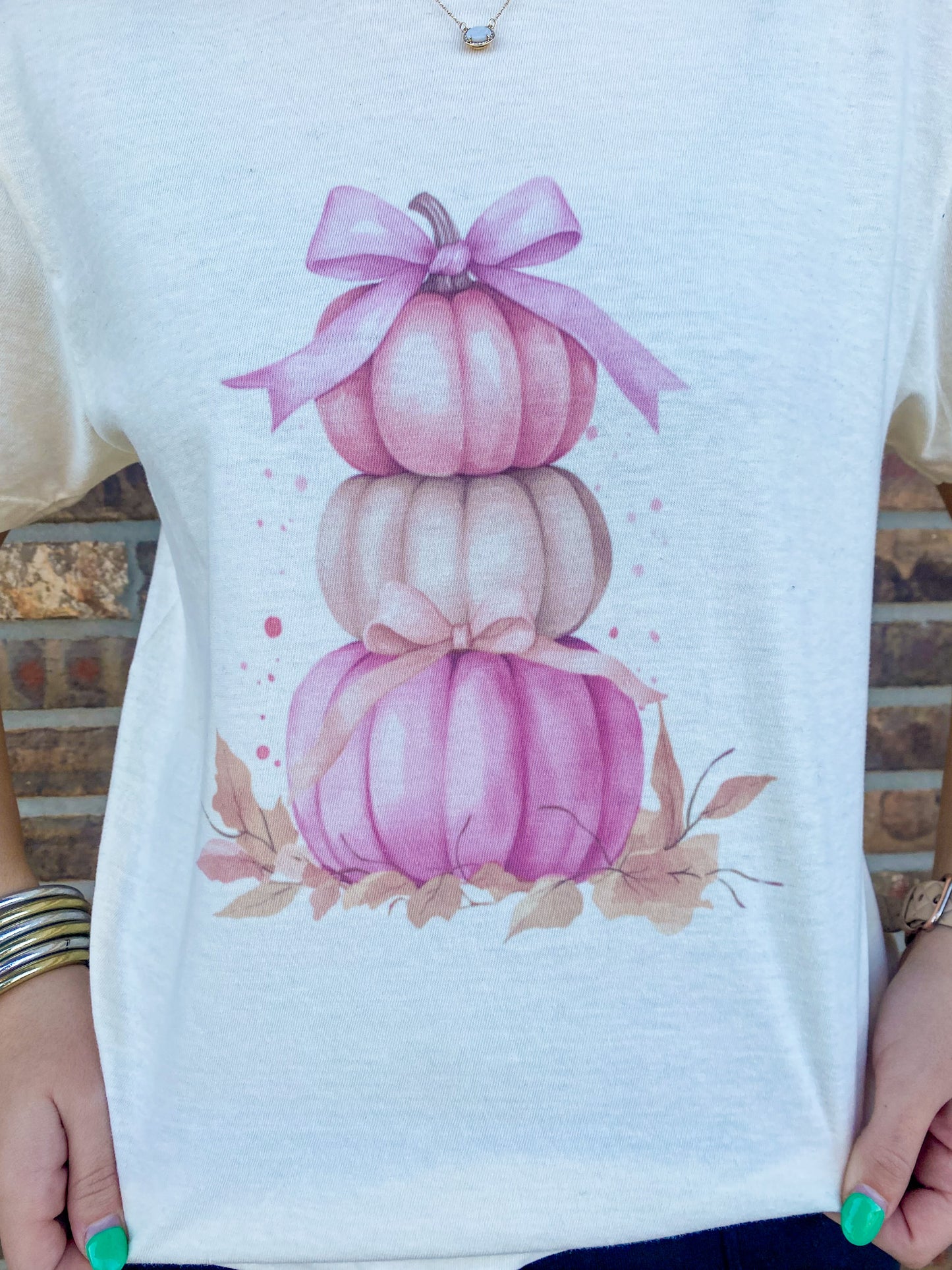 Pumpkins and Bows Tee