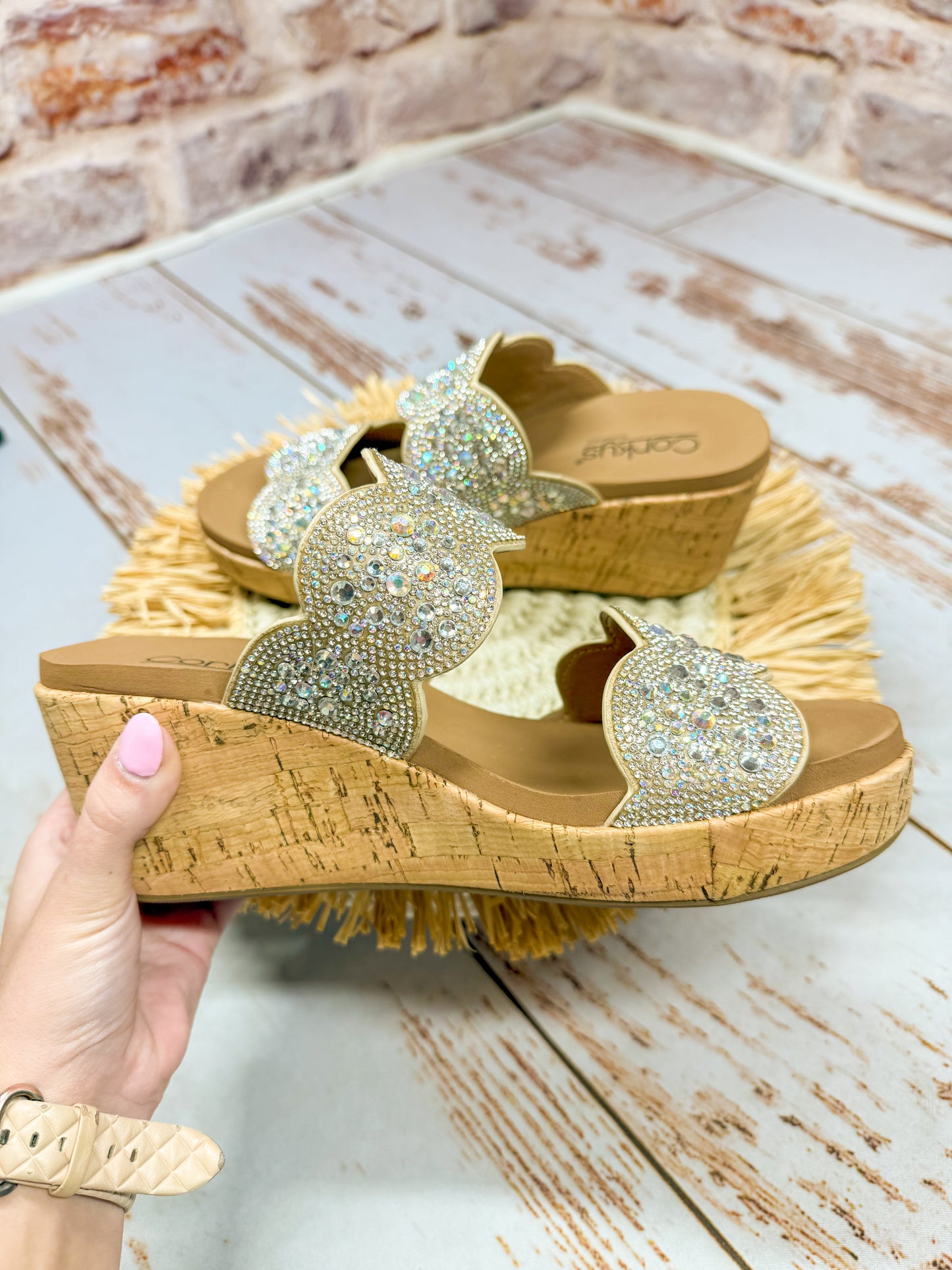 Make A Toast Rhinestone Wedges