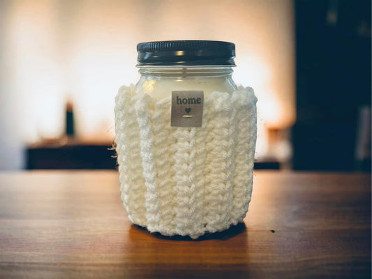 Crocheted Candle Cozies