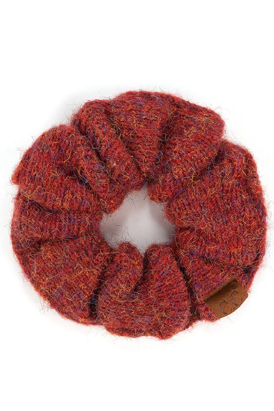 C.C Multi Yarn Knit Soft Scrunchies