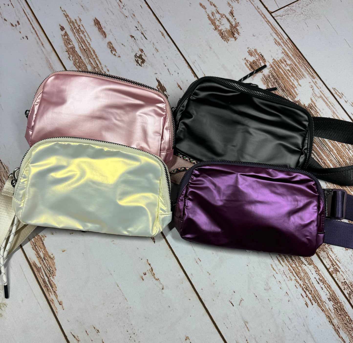 Metallic Iris Crossbody Bag