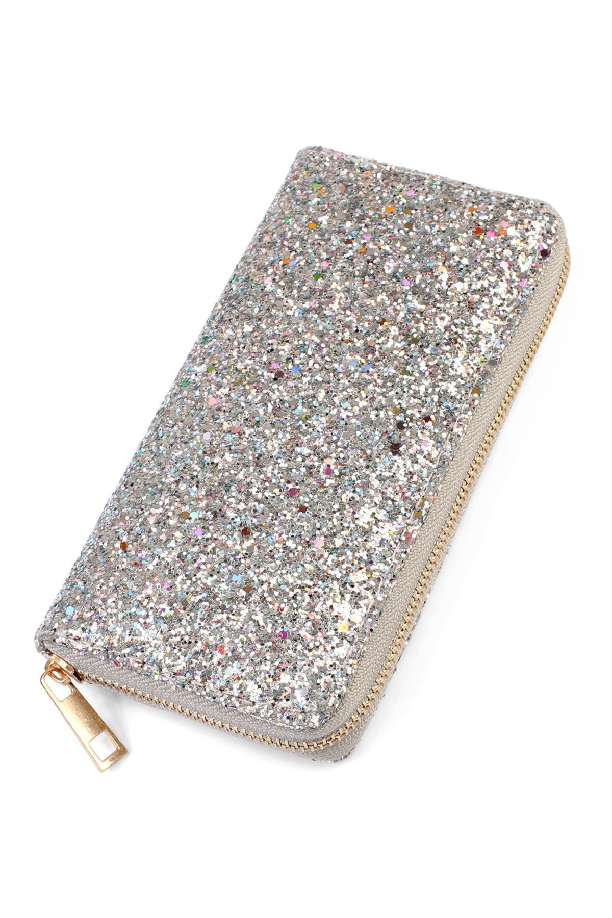 Glitter Zipper Wallet