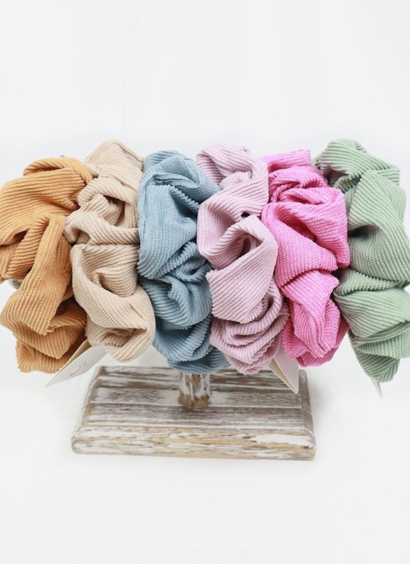 Large Corduroy Scrunchie