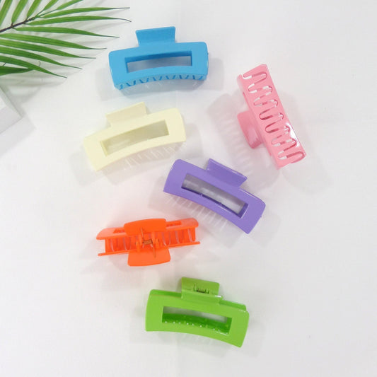 Color Pop Rectangle Claw Clip