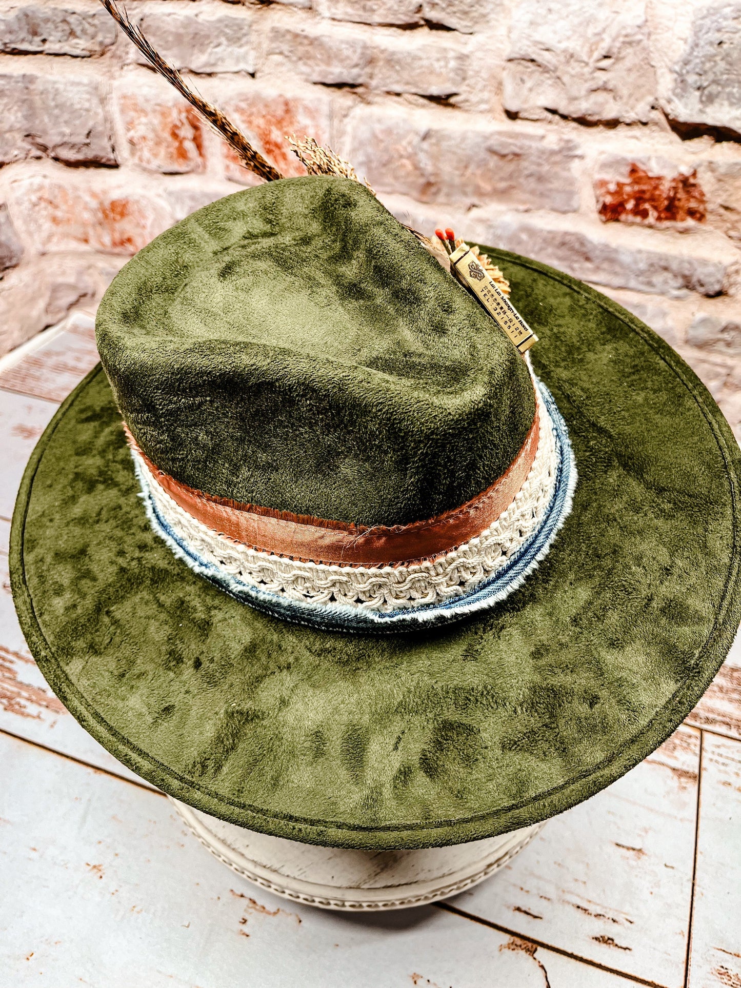 Grungy Olive Hat
