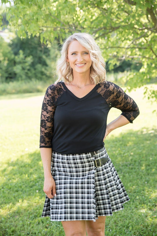 Rock This Town Plaid Skirt