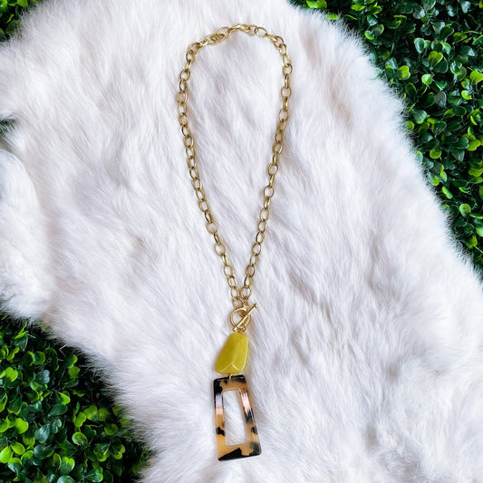 Gold Tortoise Necklace