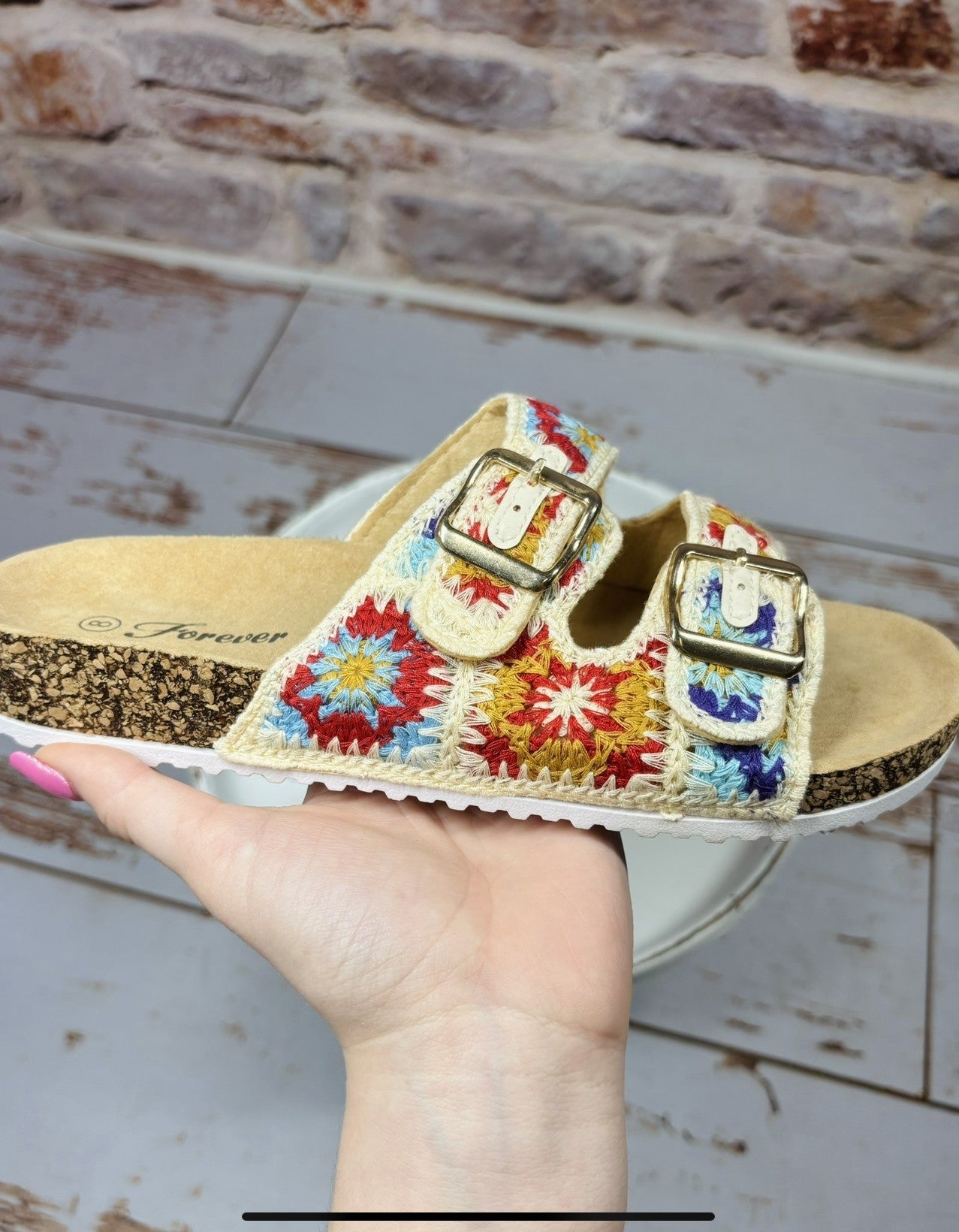 Callie Crochet Sandal