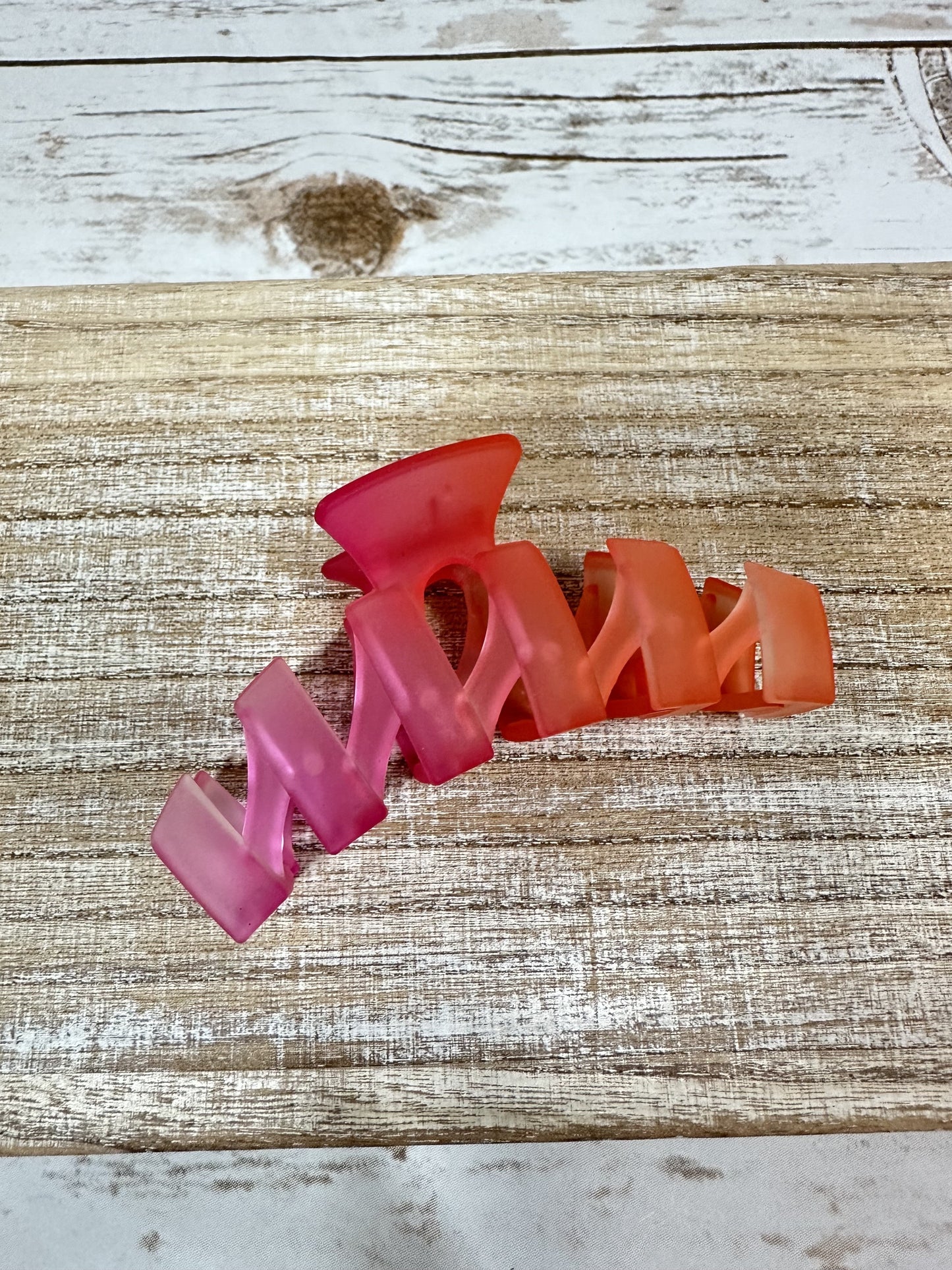 Translucent Hair Claw Clip