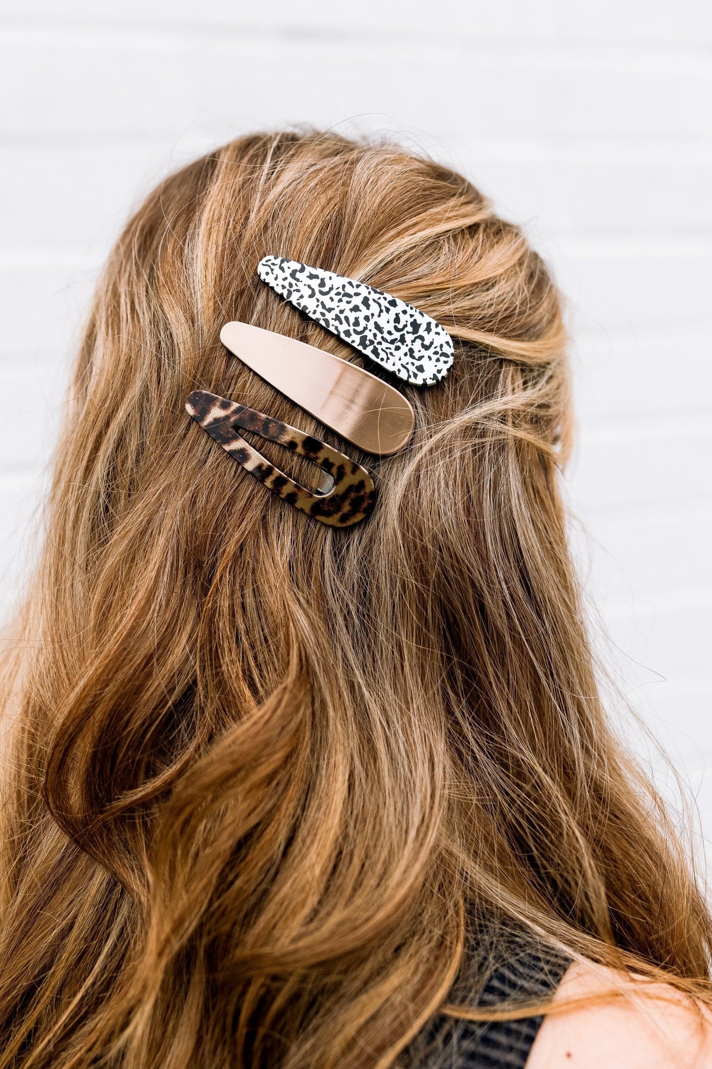 Leopard Snap Hair Pin Set